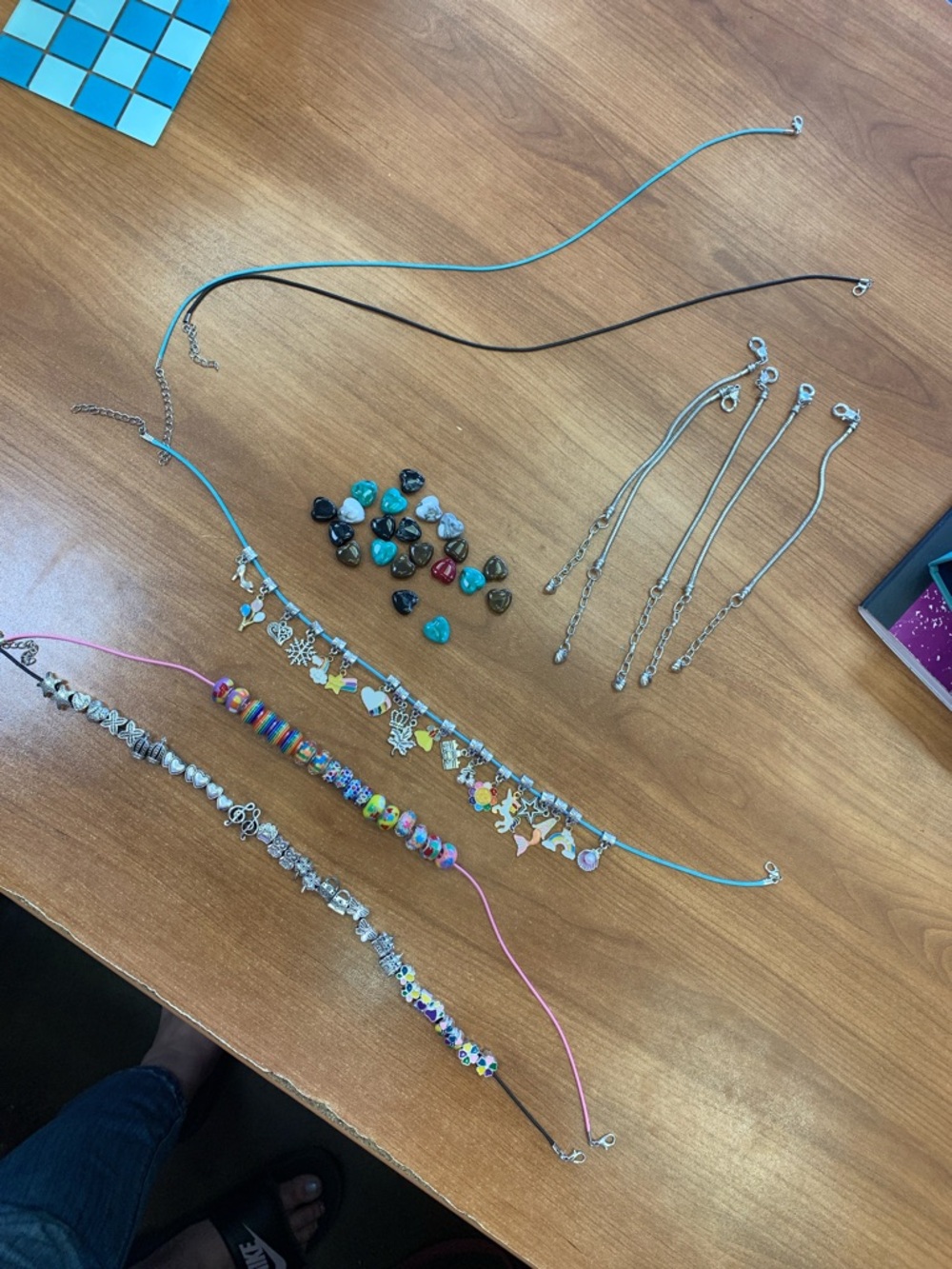Assorted Charm Bracelet/Necklace Set